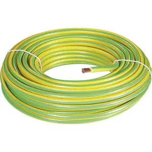 Yellow - Green Stranded Copper 25mm2 Grounding Cable