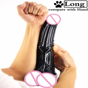 Consolador grande pene de goma Artificial pene Dick grande Masrubation para mujer - Product Image 3