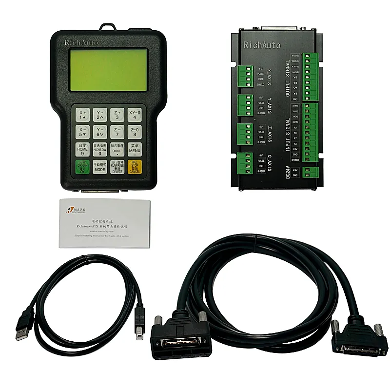 RichAuto A11 A11S A11E 3 axis CNC DSP controller, untuk cnc router DSP sistem