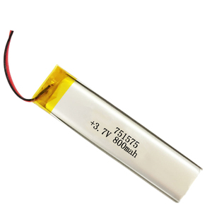 Batterie au Lithium polymère personnalisée 751575 <span class=keywords><strong>800mah</strong></span> 3.7v batterie LiPo rechargeable - Product Image 2