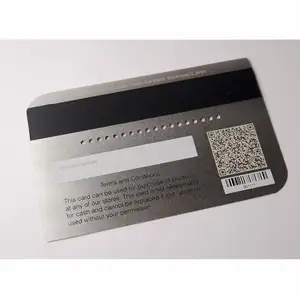 OEM Custom Design Logo gravierte laser geschnittene Metall Kreditkarte