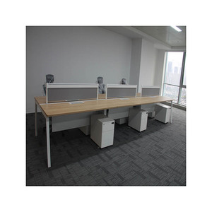 2025 Bán Hàng Nóng Acoustic Nhôm Kênh Phân Vùng Văn Phòng Máy Trạm E0 Cấp Melamine Hội Đồng Quản Trị Và Có Thể Điều Chỉnh Kim Loại Hỗ Trợ Chân - Product Image 4