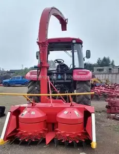 Tractor mounted PTO driven green fodder corn silage cutter harvester