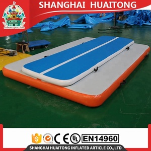 Barre d'équilibre de gymnastique, tapis gonflable à double paroi en tissu PVC, piste de tumbling, 3 m, épaisseur 1,5 mm - Product Image 2