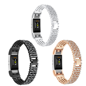 Para <span class=keywords><strong>Fitbit</strong></span> <span class=keywords><strong>pulsera</strong></span>, joyería clásica diamante <span class=keywords><strong>reloj</strong></span> de acero inoxidable banda para <span class=keywords><strong>Fitbit</strong></span> carga <span class=keywords><strong>2</strong></span> <span class=keywords><strong>reloj</strong></span> <span class=keywords><strong>pulsera</strong></span> - Product Image 6