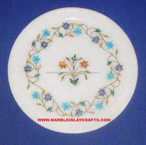 Plaque de marbre incrustée - Product Image 1