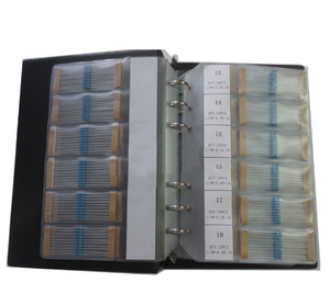 1400 Buah/Set 4W 1 Ohm-4.7M Ohm 1% Buku Sampel Resistor 140 Nilai Film Logam Aneka Kit Set Beragam Nilai Setiap 10 Buah