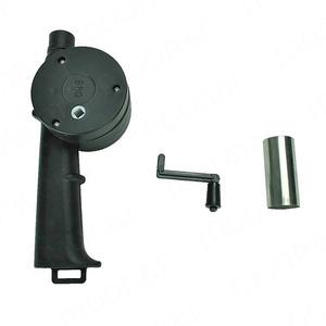 Ventilateur pour barbecue avec manche en plastique, en acier inoxydable, noir, 6 pièces - Product Image 5