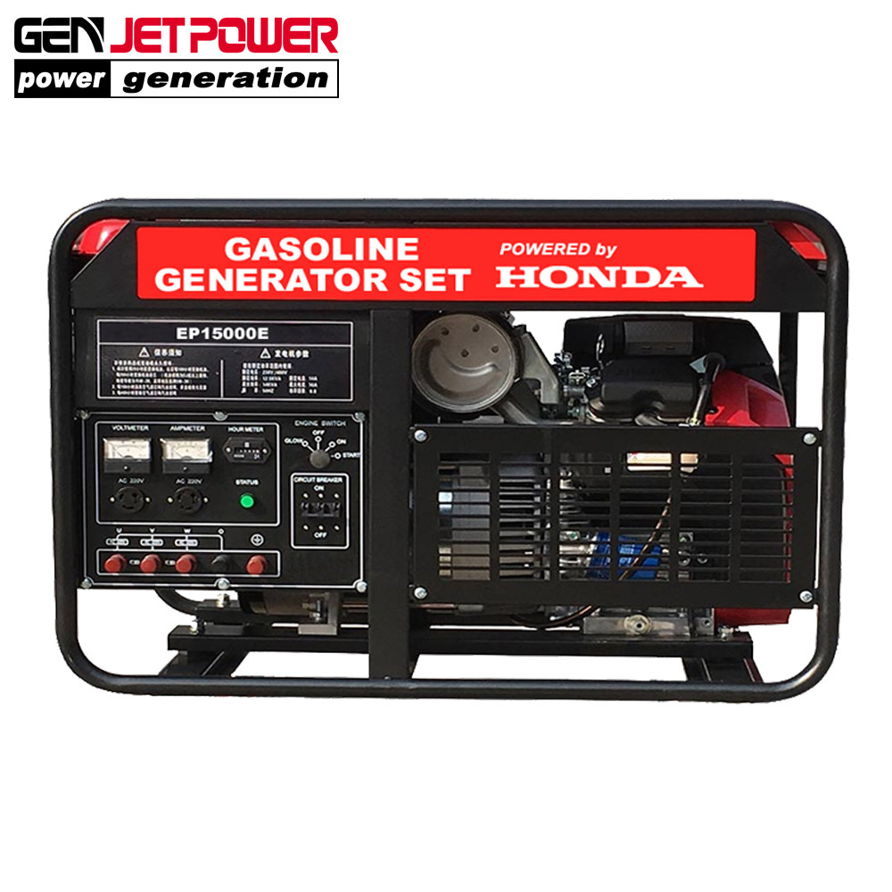 2-Cylinder 10KW 12KVA Electric Start Petrol <strong>Generator</strong> Portable Gasoline <strong>Generator</strong>