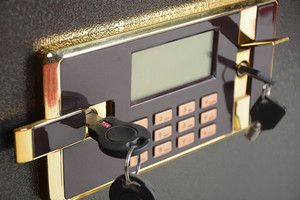 Cerradura digital de alta calidad, caja fuerte de metal con ruedas para gabinete, <span class=keywords><strong>Banco</strong></span> de oficina - Product Image 3