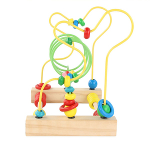 Trẻ Em Trí Tuệ Hoạt Động Giáo Dục Sớm Dây Hạt Gỗ Mê Cung Đồ Chơi - Product Image 2