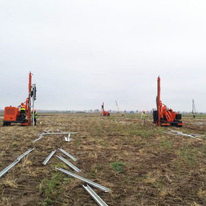 Excavator Float Track Pile Driver untuk lembar Pile - Product Image 3