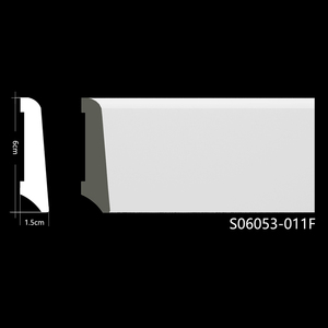 Trắng cơ sở Hội Đồng Quản trị không thấm nước trang trí sàn Ốp chân tường braod khuôn - Product Image 5