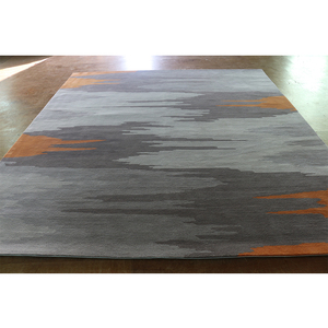 Taupe e di Colore <span class=keywords><strong>Arancione</strong></span> A Mano Trapuntata <span class=keywords><strong>Tappeto</strong></span> Tappeti di Design Moderno per Soggiorno Tappeti - Product Image 6