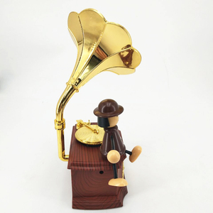 Creativo marrón marioneta muñeca <span class=keywords><strong>de</strong></span> registro <span class=keywords><strong>de</strong></span> <span class=keywords><strong>caja</strong></span> <span class=keywords><strong>de</strong></span> música - Product Image 5