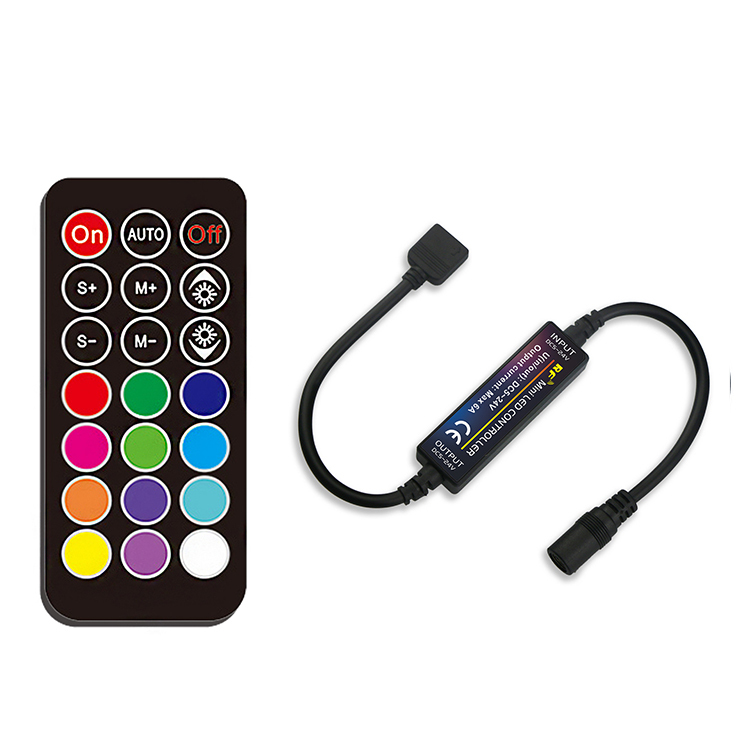 21 keys контроллер светодиодных лент RF RGB LED контроллер, постоянное напряжение светодиодный RGB светодиодные ленты RF контроллер, мини контроллер LED RGB