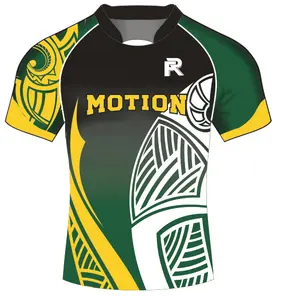 professional custom made college sublimation rugby uniform aboriginal Australia rugby jerseys