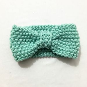 Bebé ganchillo moño bebé <span class=keywords><strong>turbante</strong></span> headwrap diadema torcida para el accesorio del pelo - Product Image 1