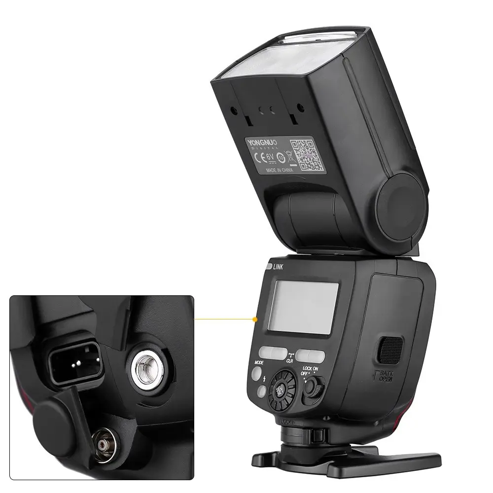 Yongnuo Speedlight YN685 1/8000 วินาที HSS 622C GN60 2.4 กิกะเฮิร์ตซ์ไร้สายวิทยุ ETTL แฟลชในตัวรองรับ External Power สำหรับ Canon