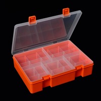 Boîte de petit compartiment en plastique, 2020, boîte pour matériel de pêche