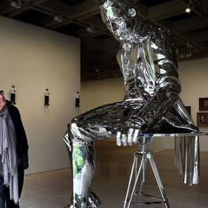 Moderno pulido Acero inoxidable escultural retrato de el capitán James <span class=keywords><strong>Cook</strong></span> - Product Image 2