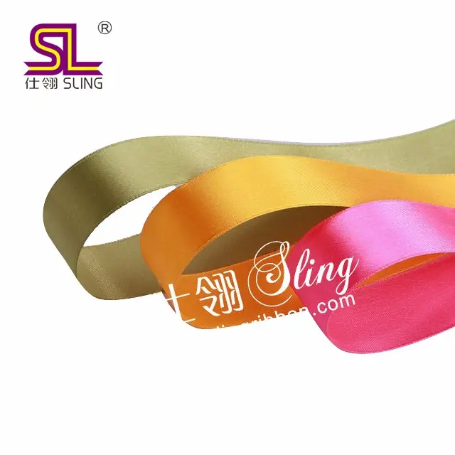 Banyak Warna Penuh Gulungan Ganda Sided Satin Ribbon