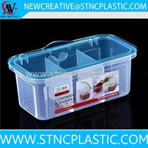 Pots à épices carrés en plastique pour herbes et gingembre, pinces importé du japon, pièces - Product Image 3
