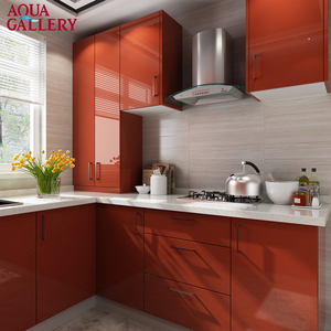 Meubles de <span class=keywords><strong>cuisine</strong></span> modulaires à haute dureté, finition UV, finition brillante, <span class=keywords><strong>sans</strong></span> poignée, jeux vidéo - Product Image 1
