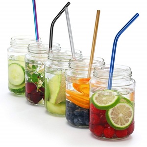 <strong>Reusable</strong> Colorful Metal <strong>Straws</strong> Stainless Steel 6mm Eco Friendly <strong>Straws</strong> With Customized Logo - Product Image 6