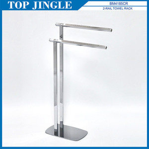 Tabouret de salle de bain bas blanc de forme rectangulaire - Product Image 2