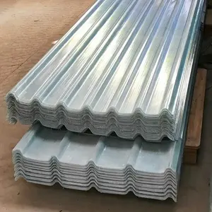 1.5mm thickness UV profiled fiberglass roof sheet FRP panels