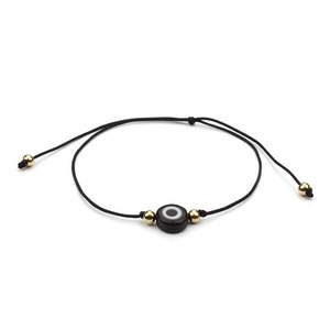 Rosso corda tessuto promozionale braccialetto occhio braccialetto tessuto promozionale paio braccialetto - Product Image 3