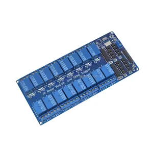 Okystar Oem/Odm 5V Relais Met Optocoupler 16 Kanaals Relais Module