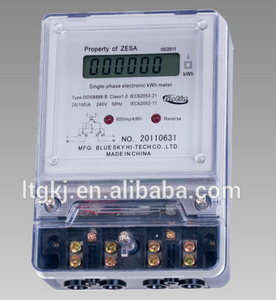 Sub mét 1p2w điện tử tĩnh ngắn LCD trong suốt PC (Đồng hồ điện) 100A năng lượng mét với CT - Product Image 3