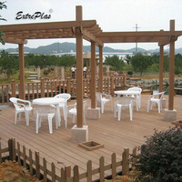 Bois composite en plastique et bois, résistant aux UV, imperméable, HDPE, recyclable, pour extérieur, bois neuf