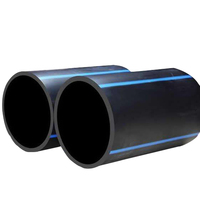 Rouleaux de tuyaux en PEHD 2 pouces 3 pouces 4 pouces Tuyau d'irrigation en plastique noir pour eau froide