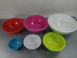 Eco amigable irrompible <span class=keywords><strong>grandes</strong></span> color 6 unidades de melamina de ensalada de fideos ramen tazón con tapa - Product Image 5