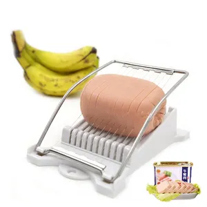 Ham Spam Luncheon Meat Slicer Stainless Steel Egg Slicer Banana Pitaya Kiwifruit Cutting Machine Vegetable Fruit Slicer