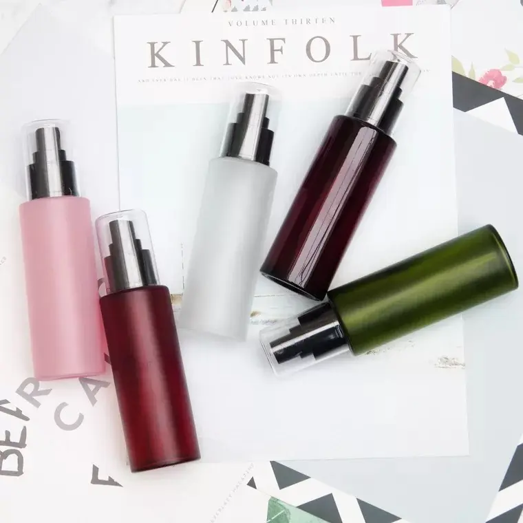 toner spray bottle frosted glass