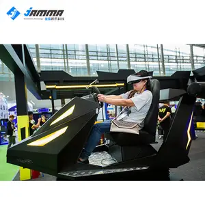 Simulador de corrida de carro vr com plataforma dinâmica, simulador de assento de corrida