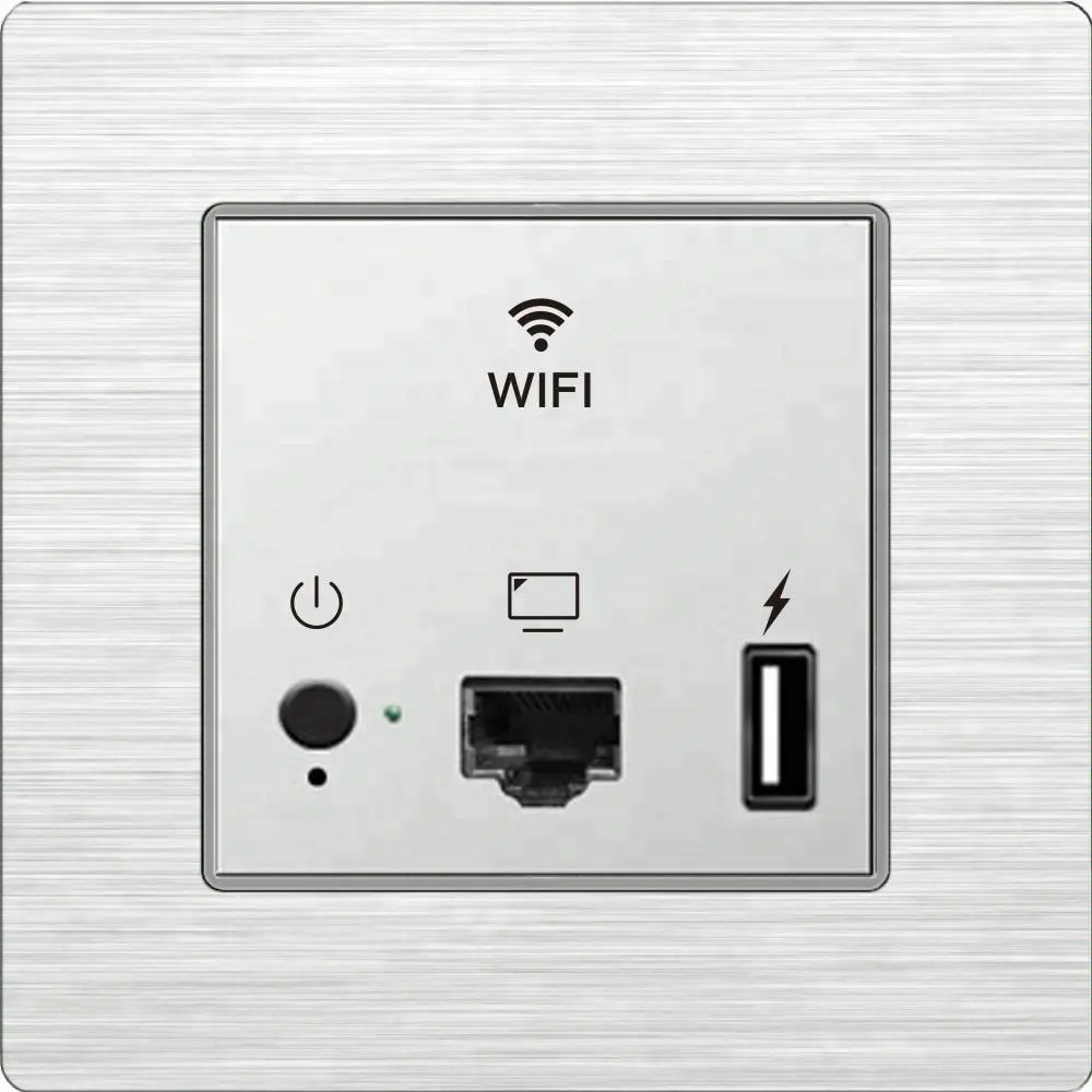Optional Fit/Fat Working Mode Mini In-wall & Ceiling Hotel WIFI Access Point for POE Input Wireless AP/Router
