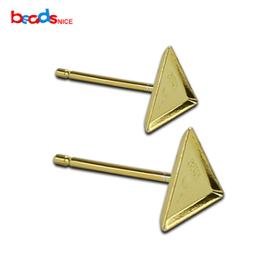 Pendientes Triangulares de Plata de Ley 925 Beadsnice ID <span class=keywords><strong>27003</strong></span> para Moda, Pendientes de 3 mm - Product Image 3