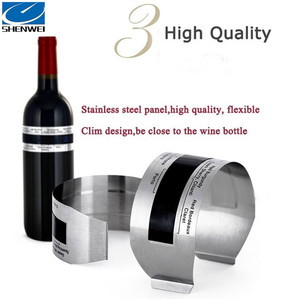 Thermomètre de <span class=keywords><strong>bouteille</strong></span> de <span class=keywords><strong>vin</strong></span> à lecture instantanée pour mesurer la température du <span class=keywords><strong>vin</strong></span> Champagne Whisky & Ale - Product Image 4