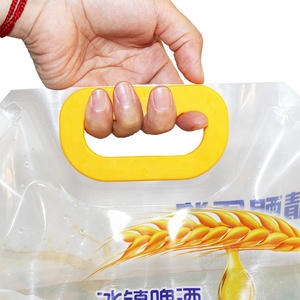 De 1L 2L 5L de plástico plegable cerveza bebidas contenedor de almacenamiento de agua de tanque bolsa de pico para Camping de senderismo de emergencia - Product Image 3