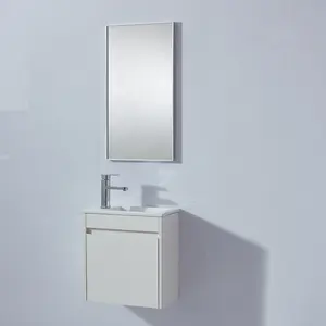 현대 Simple 경제적 인 Small 벽 잘 고정 된 욕실 베니 티