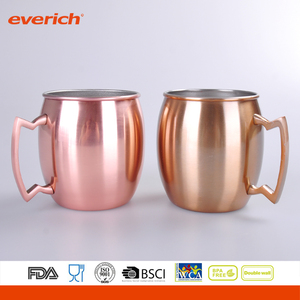 Profesional doble pared con aislamiento de acero inoxidable Acero inoxidable Moscú mula tazas de cobre - Product Image 6