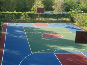 Sintético Cancha de bádminton suelo/baloncesto suelos de costo/caucho esteras - Product Image 3