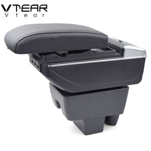 Vtear Per <span class=keywords><strong>Skoda</strong></span> <span class=keywords><strong>Rapid</strong></span> bracciolo USB di Ricarica intensificare Doppio strato scatola di immagazzinaggio centrale contenuti Negozio bracciolo <span class=keywords><strong>accessori</strong></span> 13- 18