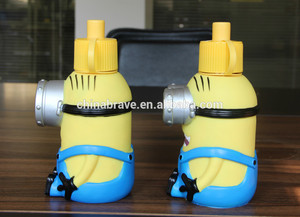 mejor 2015 creativo amarillo pequeño pueblo de <span class=keywords><strong>la</strong></span> taza de acero inoxidable frascos de vacío - Product Image 1