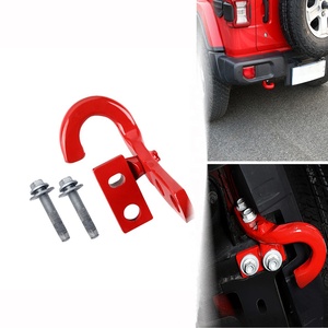 JL1099 kırmızı sol arka araç römorku çekme kancası <span class=keywords><strong>Jeep</strong></span> <span class=keywords><strong>wrangler</strong></span> JL